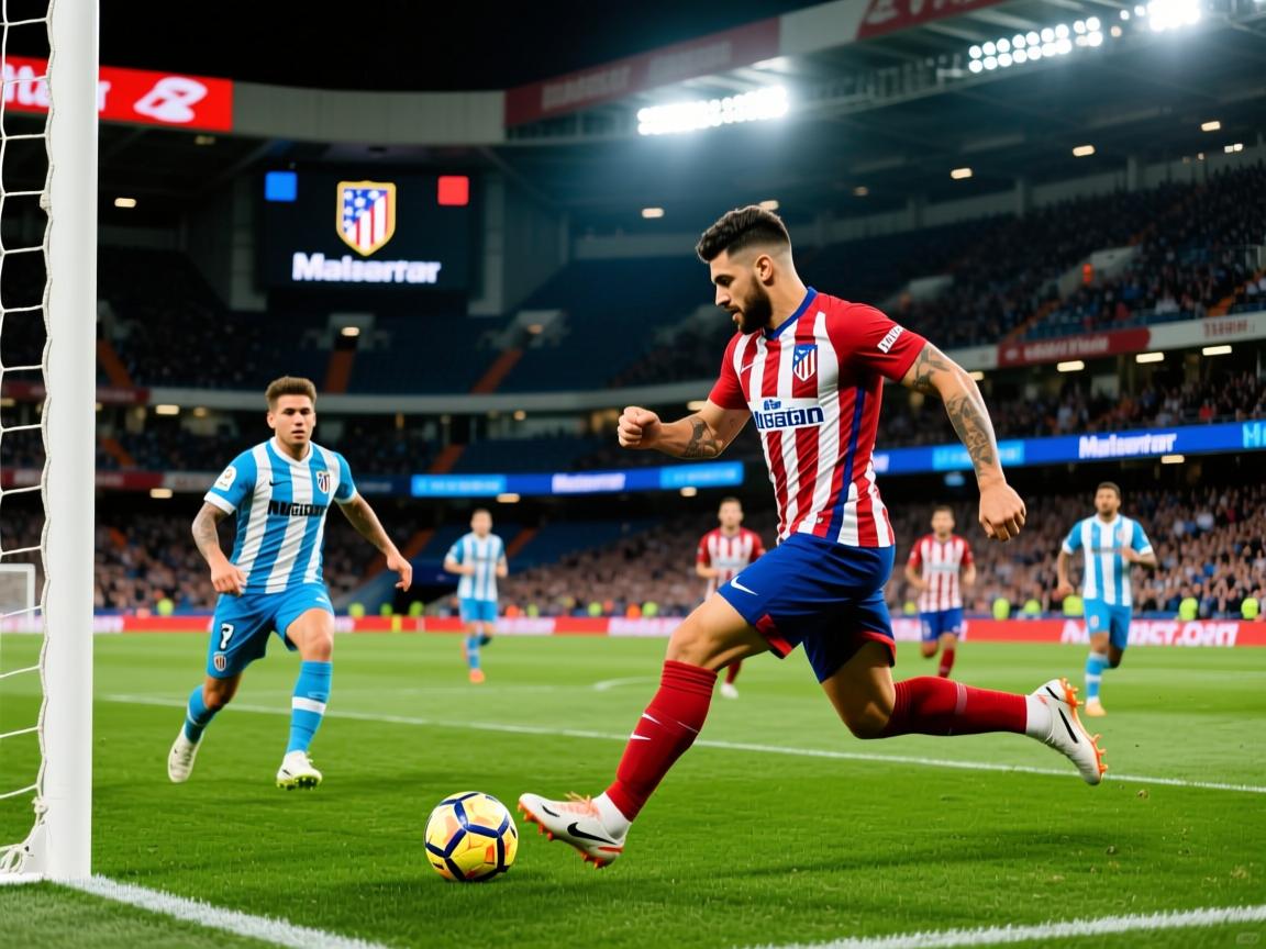 马德里竞技主场击败马拉加，苏亚雷斯进球  第2张